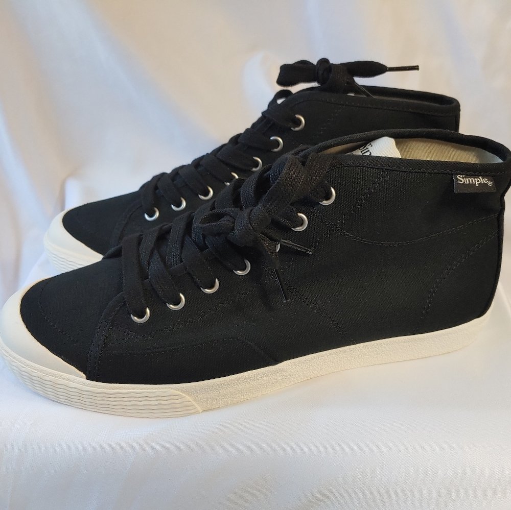 Simple Slo Mid Sneakers Black Unisex Men's 10.5